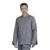 Bluza kucharska szara na napy elastyczna długi rękaw roz. S